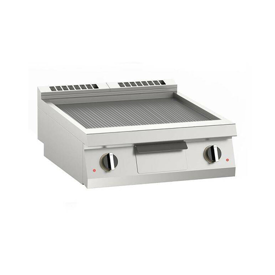 Электрическая жарочная поверхность 700 серии Apach Chef Line SLFTE87R чугун