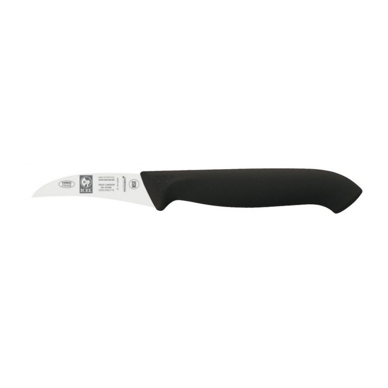 Нож для чистки овощей ICEL HORECA PRIME 28100.HR01000.060 изогнутый черный 6см